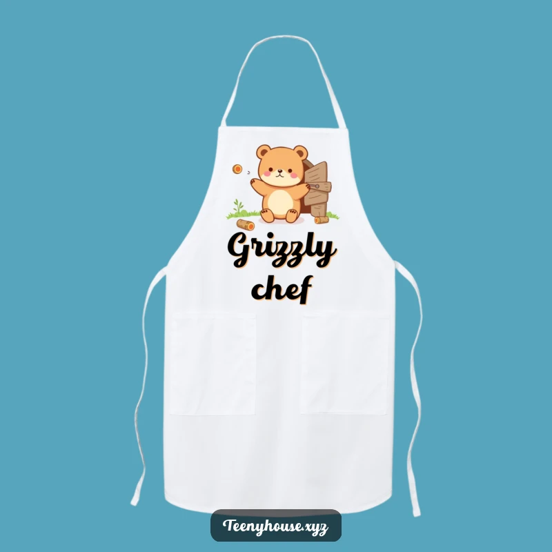Funny Bear Apron: Juggling Act Art for a Hilarious Kitchen
